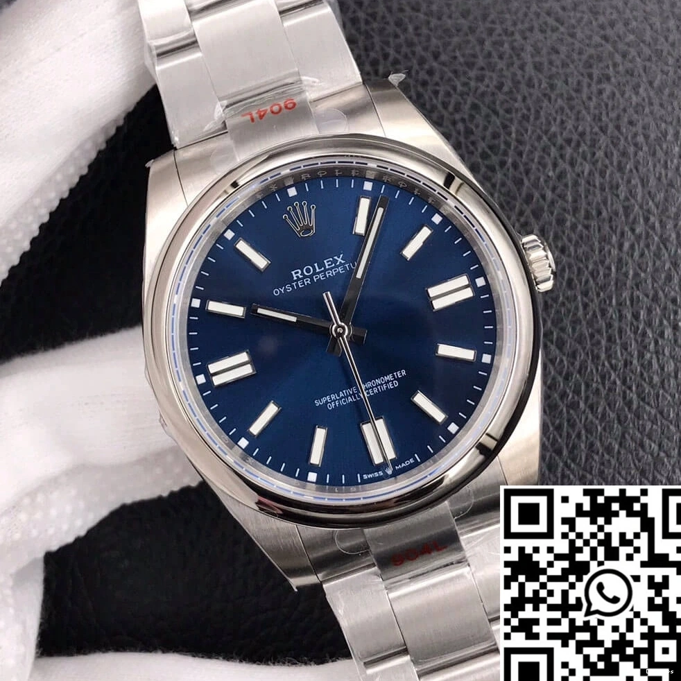 Perpetual Dial Factory Rolex EW Blue Oyster M124300-0003 41MM 0212